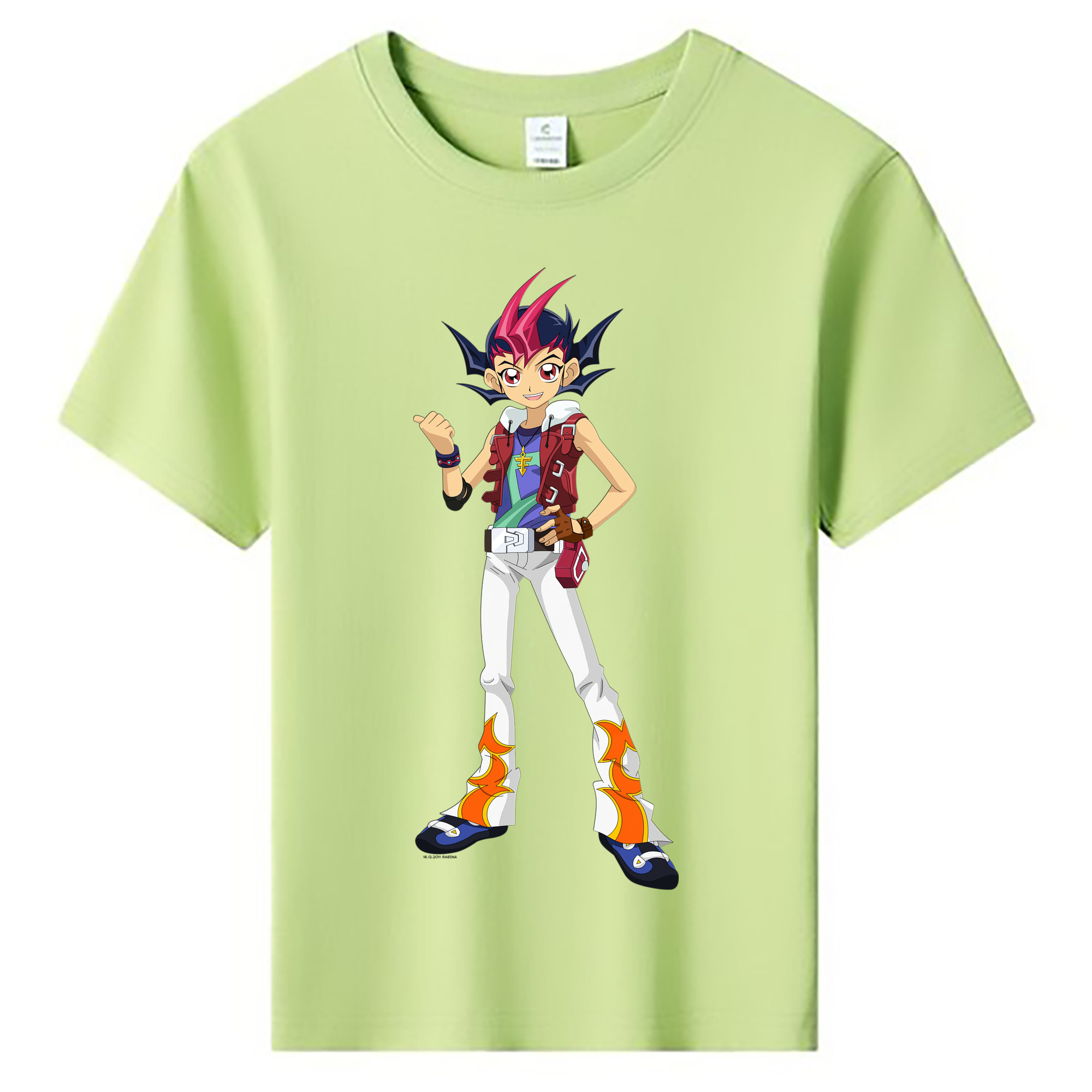 （画像用） 遊☆戯☆王 Yu-Gi-Oh! 綿100％キッズTシャツ（フロントプリント）